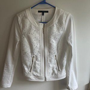 WHBM White Lace Jacket